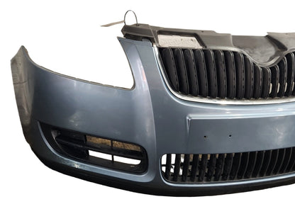 Skoda Fabia 5J Hatchback Complete Front Bumper in Grey 5T/ F5X