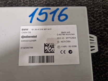 BMW 5 Series F10 Genuine Key Reader Comfort Control Module 9318367