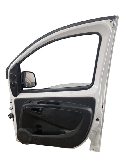 Peugeot Bipper Cargo Van Front Right O/S Driver Complete Door in White EWP
