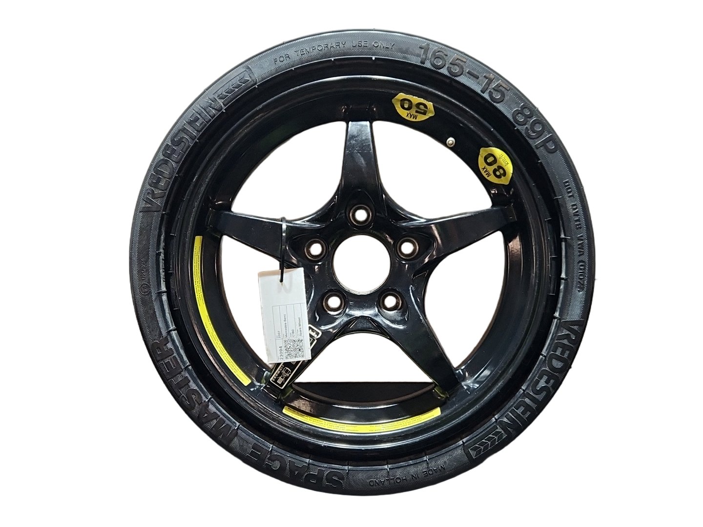 Mercedes C180 C-Class W203 (FL) Coupe Spare Wheel 165-15 89P A1705840538