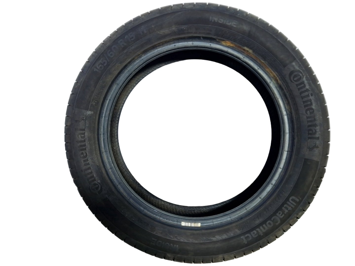 Genuine Continental UltraContact Tyre 165/60/R15H ~6mm Tread