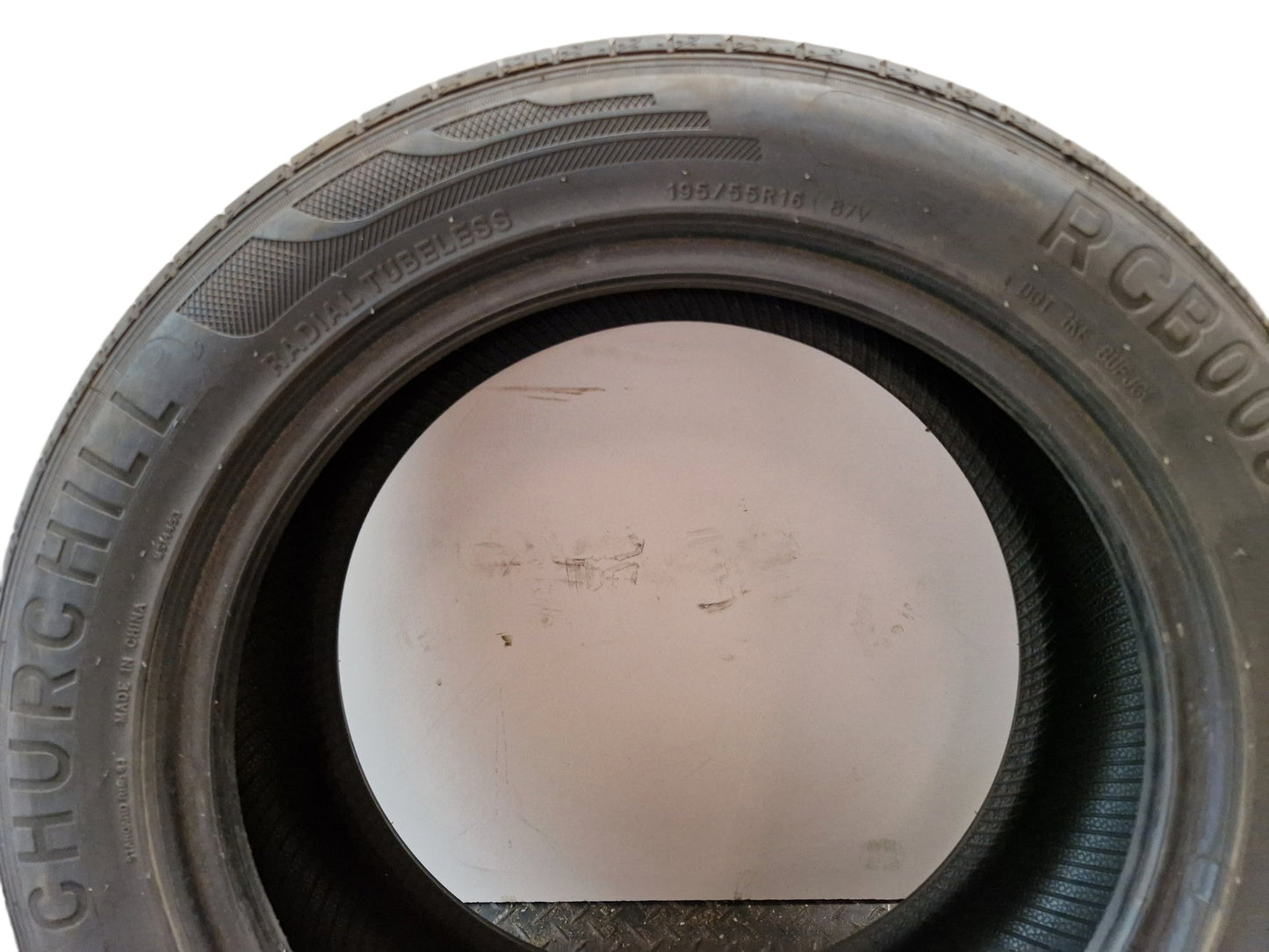 Churchill Tyre 195/55/R16 87V RCB008 Genuine ~6mm Tread