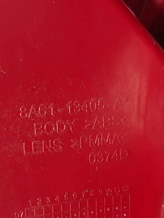 2010 Ford Fiesta MK7 Genuine Rear Left N/S Passenger Tail Light 8A61-13405-A