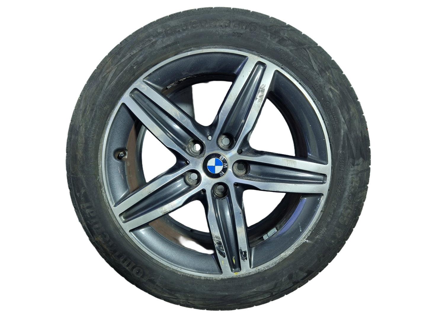 BMW 2 Series F45 F46 17" Alloy Wheel with Tyre 205/55/17 ~4mm 6855091
