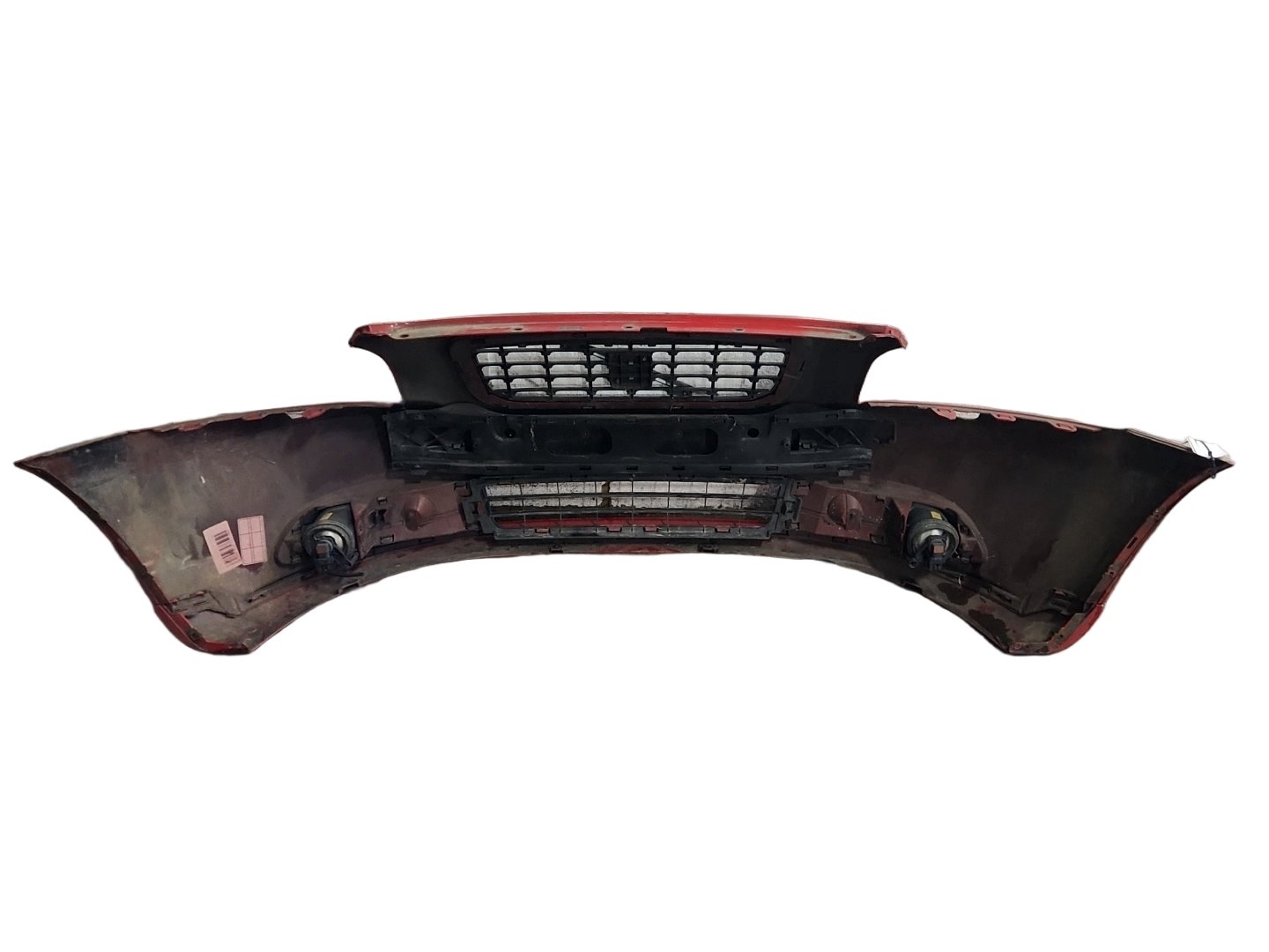 Volvo S40 MK2 (MS) Saloon Complete Front Bumper in Passion Red Solid 61200