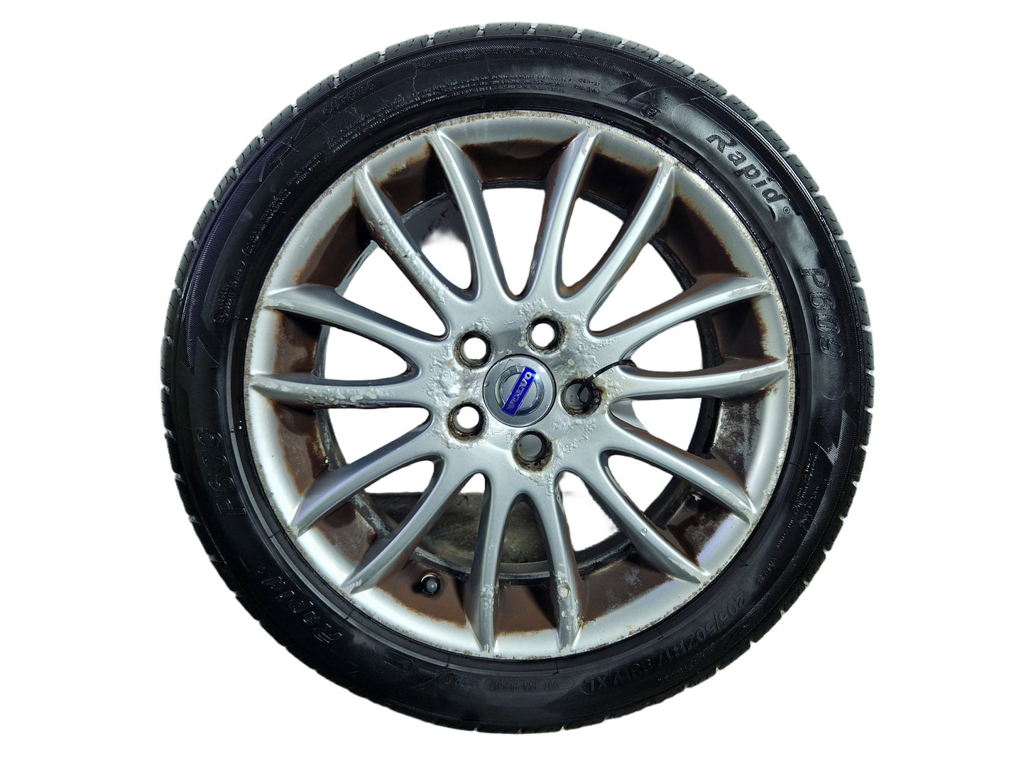 Volvo S40 MK2 (MS) 17" Alloy Wheel with Tyre 205/50/17 ~7mm