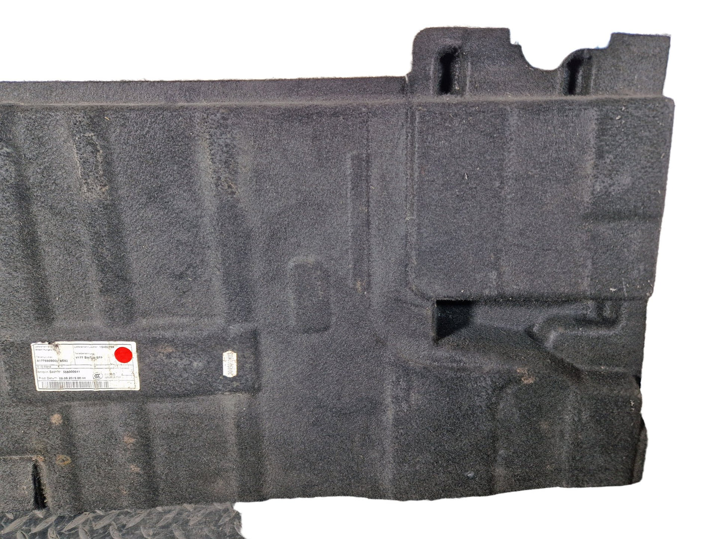 MERCEDES BENZ V177 TRUNK SPARE WHEEL COMPARTMENT FLOOR LINER TRIM A1776909000