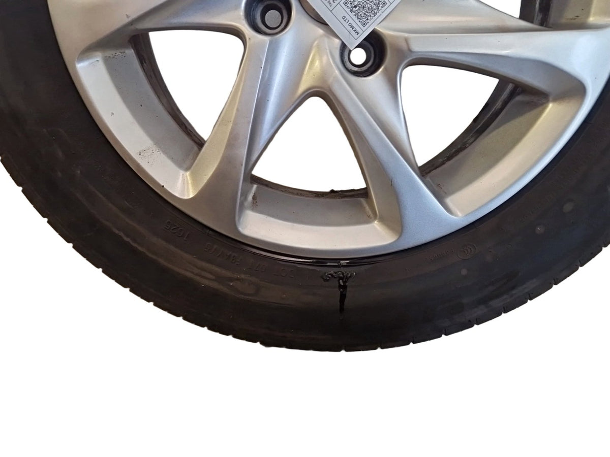 Peugeot 208 MK1 (Ph2) (IA) 15" Alloy Wheel with Tyre 185/65/15 ~5mm