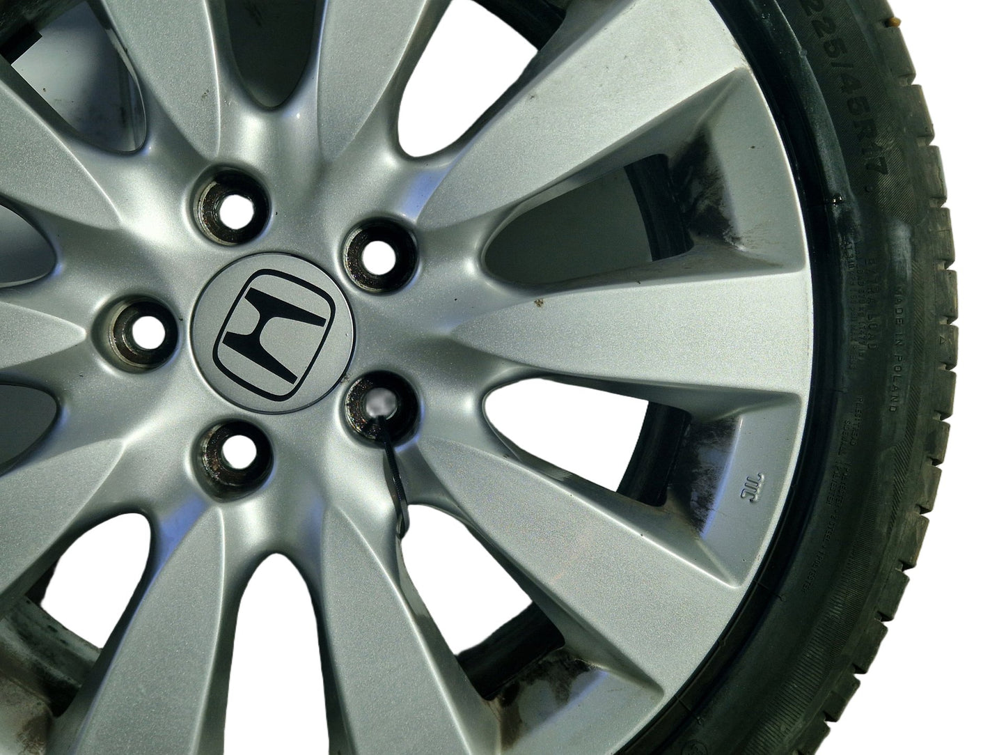 Honda Civic MK9 (FK27) 17" Alloy Wheel with Tyre 225/45/17 ~7mm