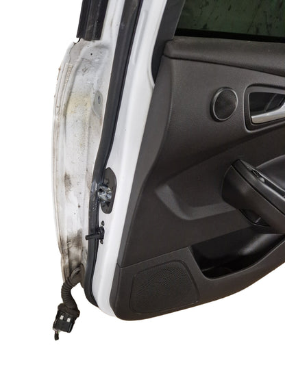 Ford Focus Hatchback Rear Right O/S Driver Complete Door in Frozen White