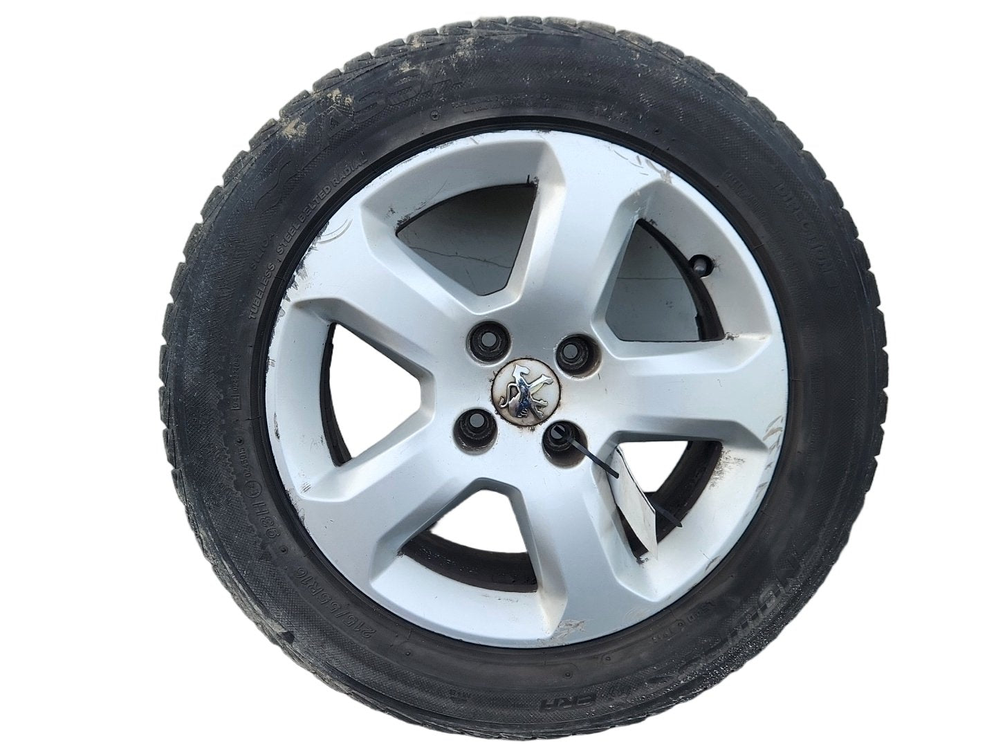 2008 Peugeot Partner MK2 (PH1) (B9) 16" Alloy Wheel with Tyre 215/55/16 ~4mm