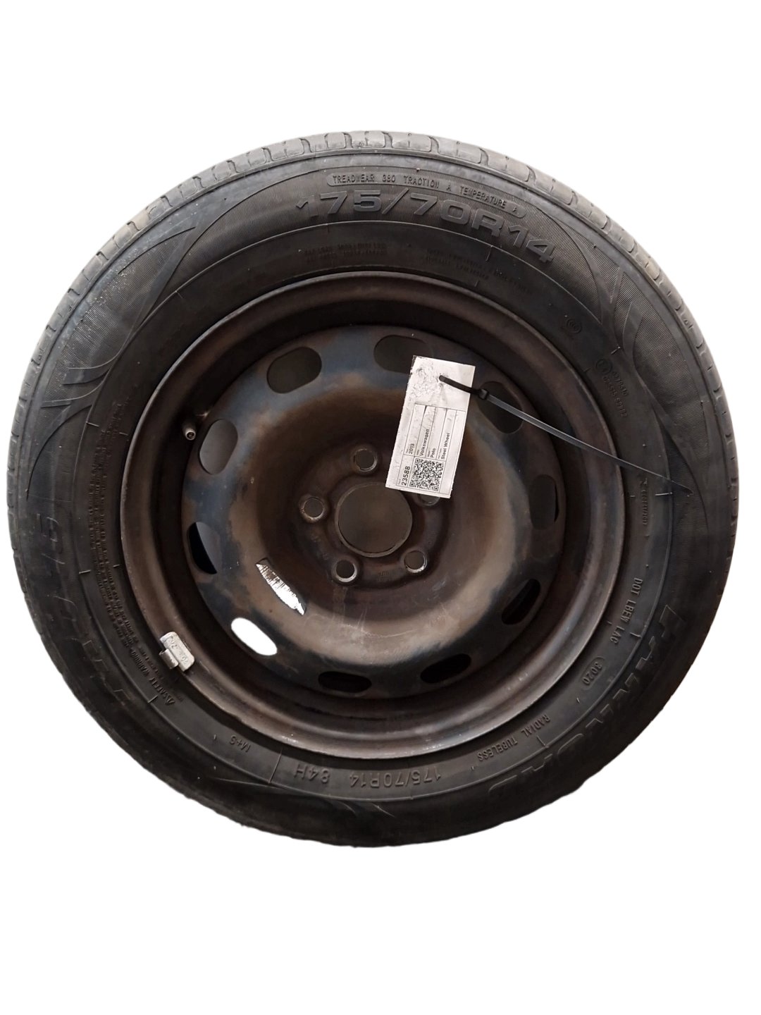 2013 Volkswagen Polo 6R MK5 14" Steel Wheel with Tyre 175/70/14 ~5mm 1J0601027P