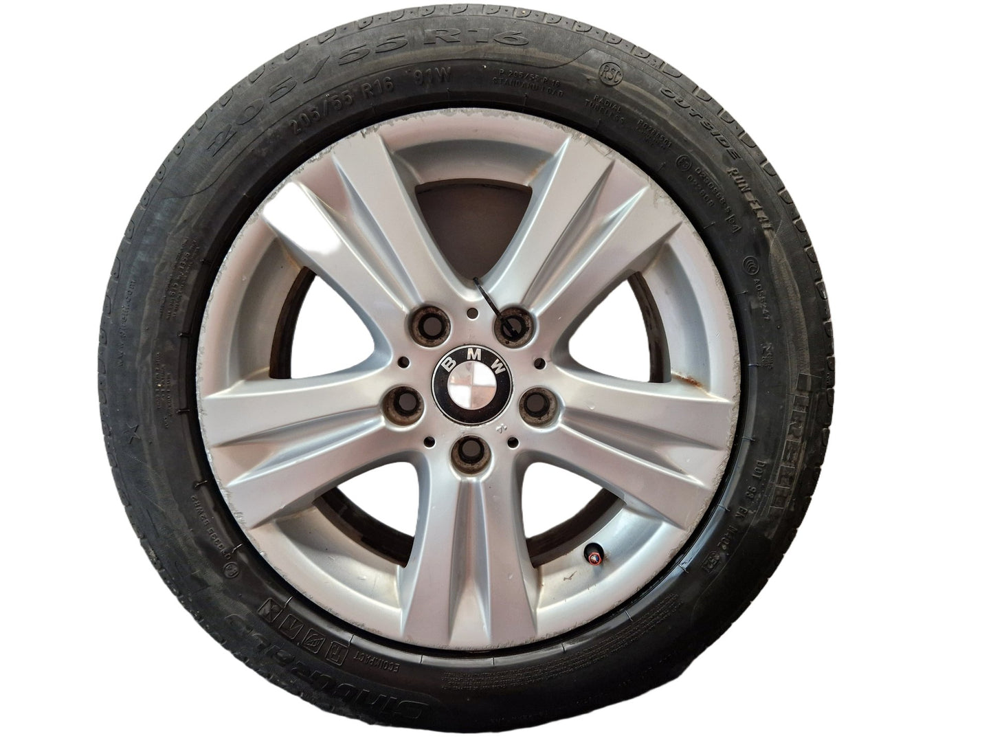 BMW 116i E87 16" Alloy Wheel with Tyre 205/55/16 ~5mm 6779696