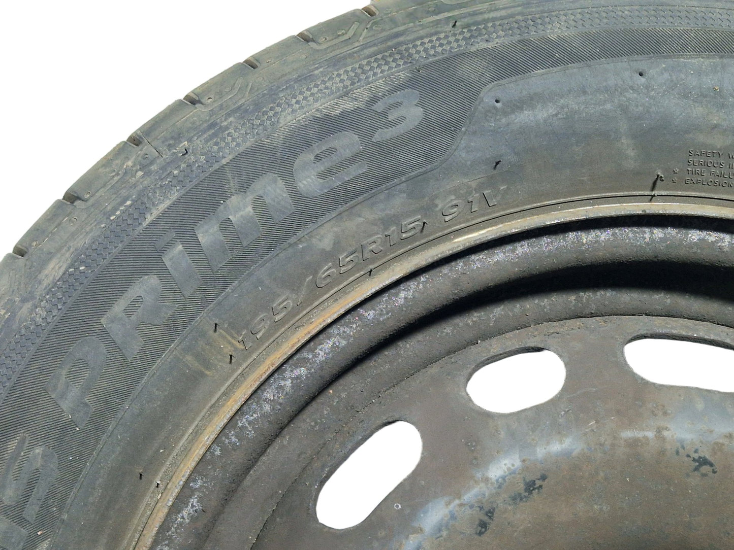Citroen Berlingo MK2 (B9) 15" Alloy Wheel with Tyre 195/65/15 ~7mm
