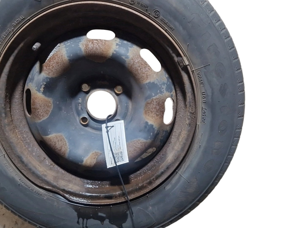 Peugeot 2008 MK1 (Ph1) (A94) SUV 15" Steel Wheel with Tyre 195/65/15 ~5mm