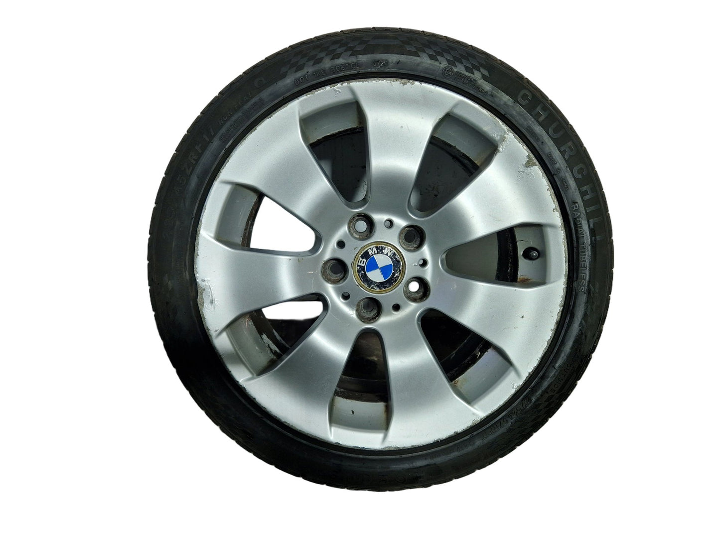 BMW 3 Series E90 17" Alloy Wheel with Tyre 225/45/17 ~4mm 6764622