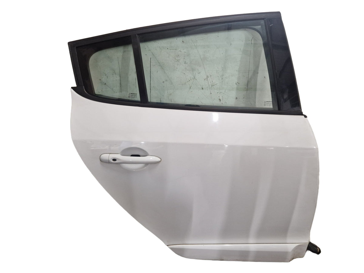 Renault Megane MK3 (Ph2)(X95) Hatchback Rear Right Driver Complete Door in White