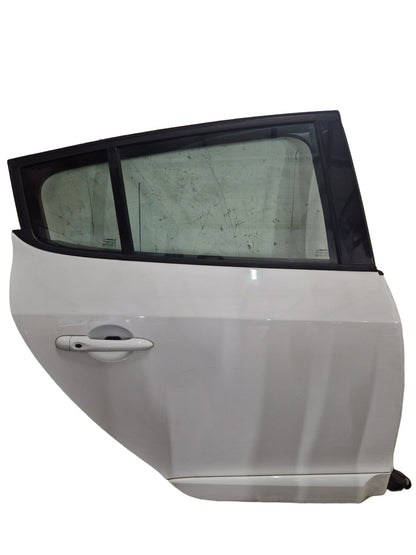 Renault Megane MK3 (Ph2)(X95) Hatchback Rear Right Driver Complete Door in White