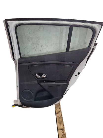 Renault Megane MK3 (Ph2)(X95) Hatchback Rear Right Driver Complete Door in White