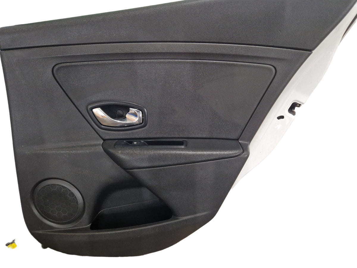 Renault Megane MK3 (Ph2)(X95) Hatchback Rear Right Driver Complete Door in White