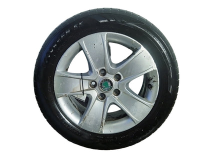 Skoda Octavia MK2 FL - 1Z 16" Alloy Wheel with Tyre ~6mm 205/55/16 1Z0601025T