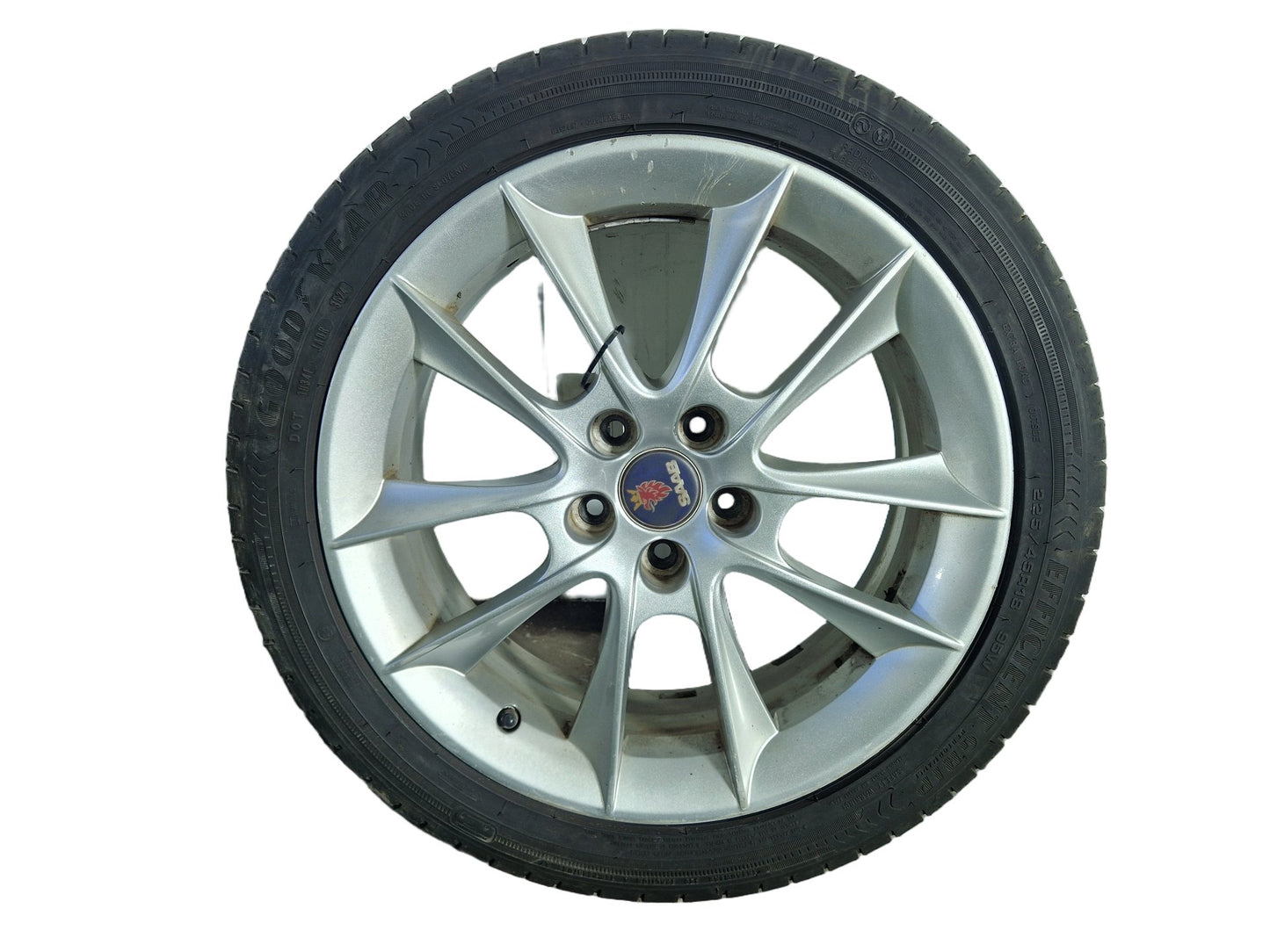 Saab 9-3 MK2 (440) 18" Alloy Wheel with Tyre ~6mm 225/45/18 12763042