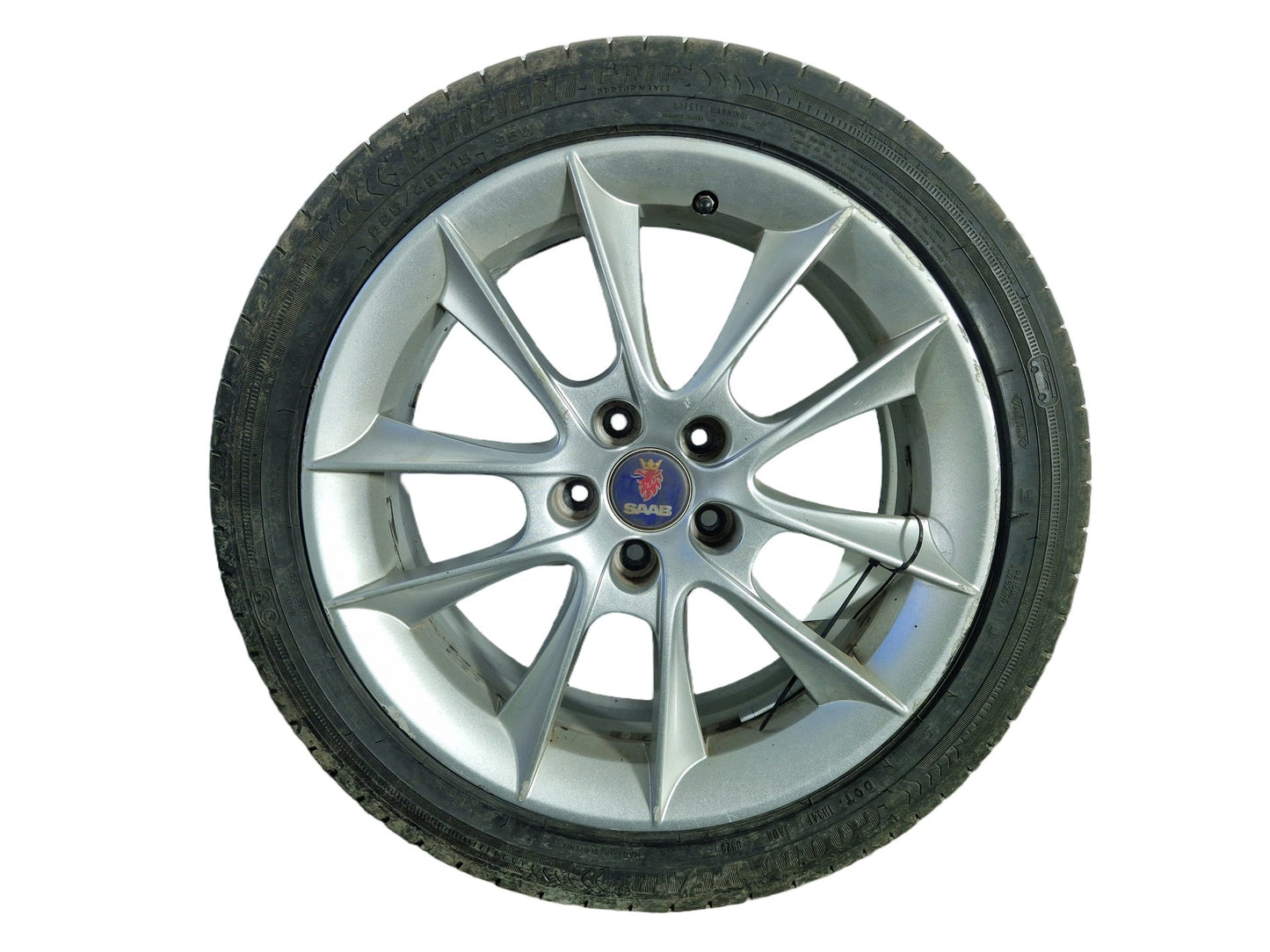 Saab 9-3 MK2 (440) 18" Alloy Wheel with Tyre ~7mm 225/45/18 12763042