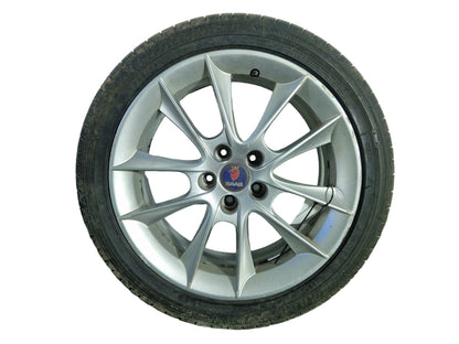 Saab 9-3 MK2 (440) 18" Alloy Wheel with Tyre ~7mm 225/45/18 12763042
