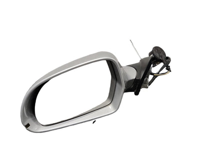 Audi A3 8P Hatchback Genuine Front Left Door Wing Mirror in Silver P5 / X7W