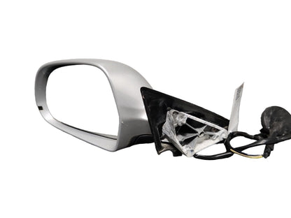 Audi A3 8P Hatchback Genuine Front Left Door Wing Mirror in Silver P5 / X7W