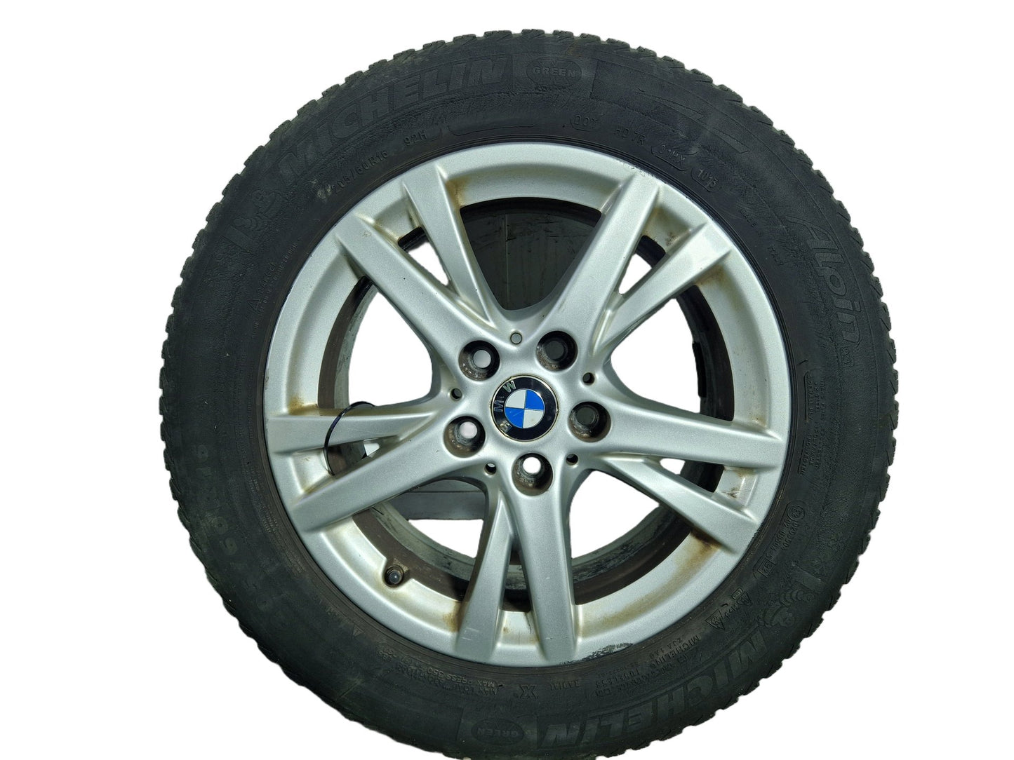 BMW 2 Series F45 F46 16" Alloy Wheel with Tyre 205/60/16 ~6mm 6855082