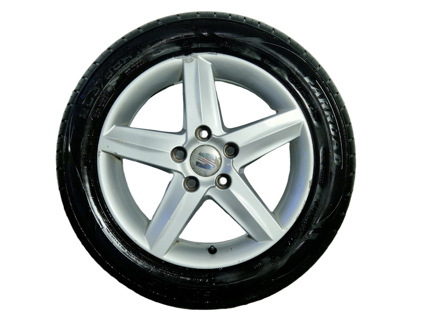Seat Leon MK2 16" Alloy Wheel with Tyre 205/55/16 ~7mm 5P0601025K