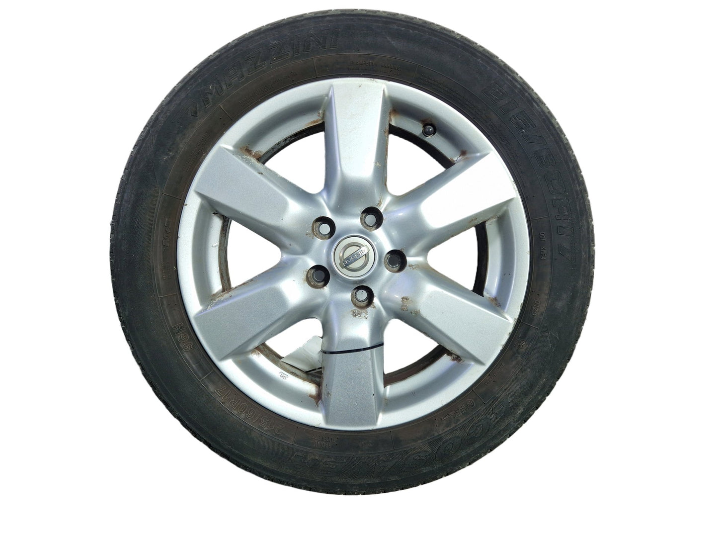 Nissan X-Trail MK2 (T31) 17" Alloy Wheel with Tyre 215/60/17 ~4mm