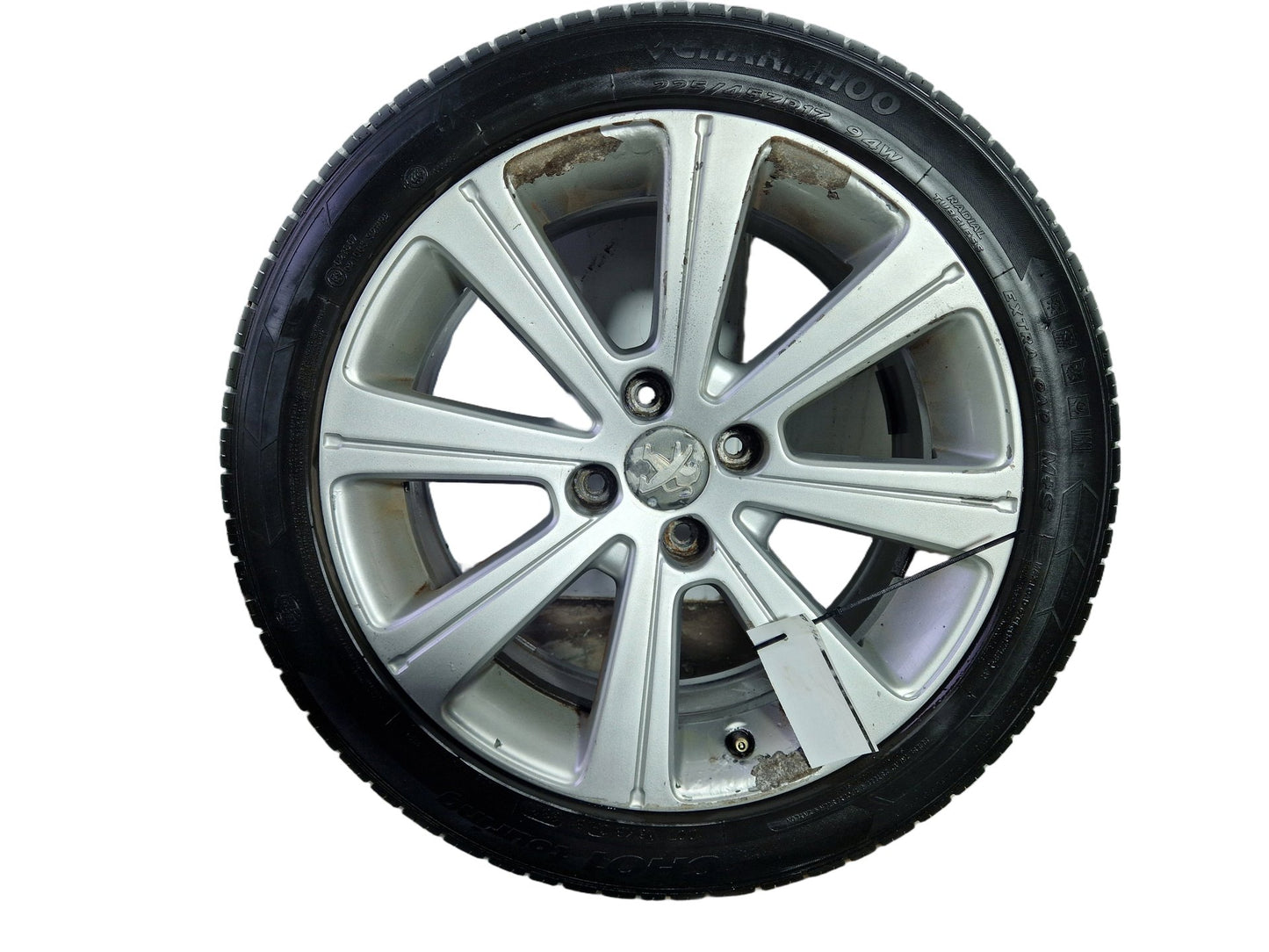 Peugeot 308 MK1 (T7) 17" Alloy Wheel with Tyre 225/45/17 ~5mm 9673707777