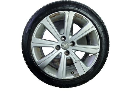 Peugeot 308 MK1 (T7) 17" Alloy Wheel with Tyre 225/45/17 ~5mm 9673707777