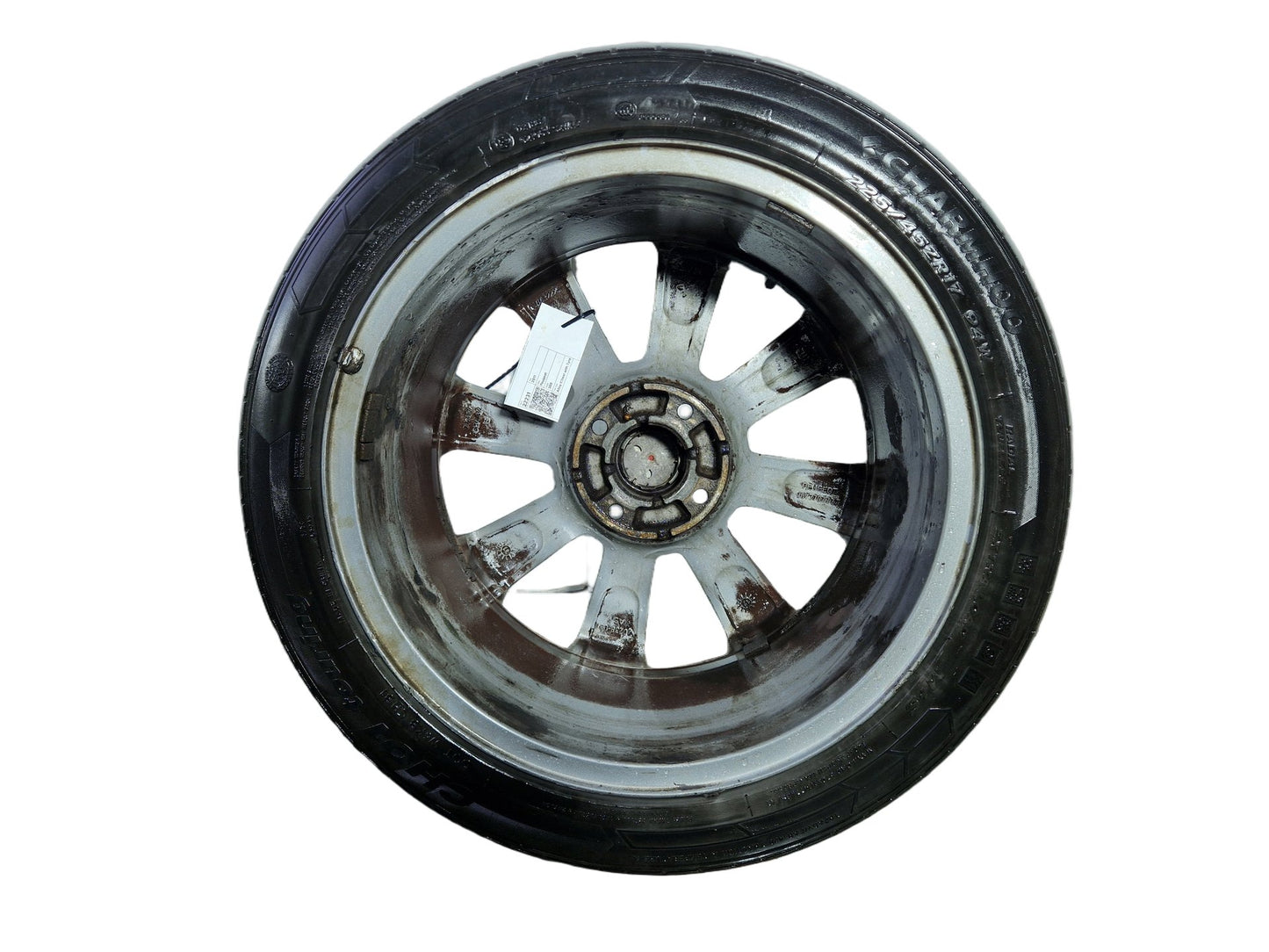 Peugeot 308 MK1 (T7) 17" Alloy Wheel with Tyre 225/45/17 ~3mm 9673707777