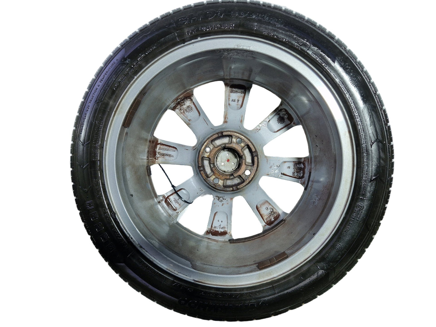 Peugeot 308 MK1 (T7) 17" Alloy Wheel with Tyre 225/45/17 ~5mm 9673707777