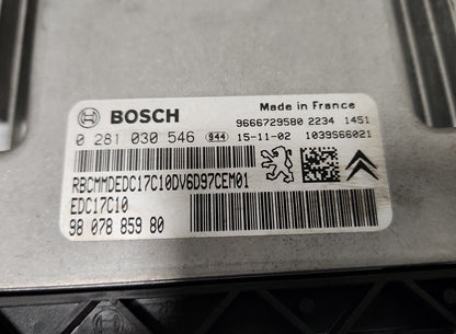 Peugeot Partner B9 Cargo Van Genuine Engine Control Unit ECU 9807885980