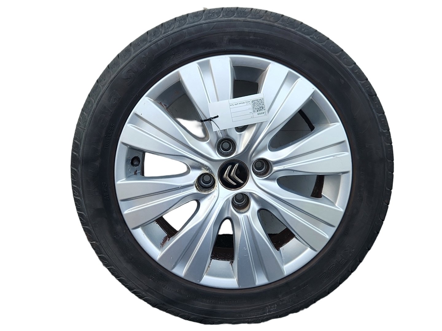 Citroen C3 Picasso MK1 16" Alloy Wheel with Tyre 195/55/16 ~4mm