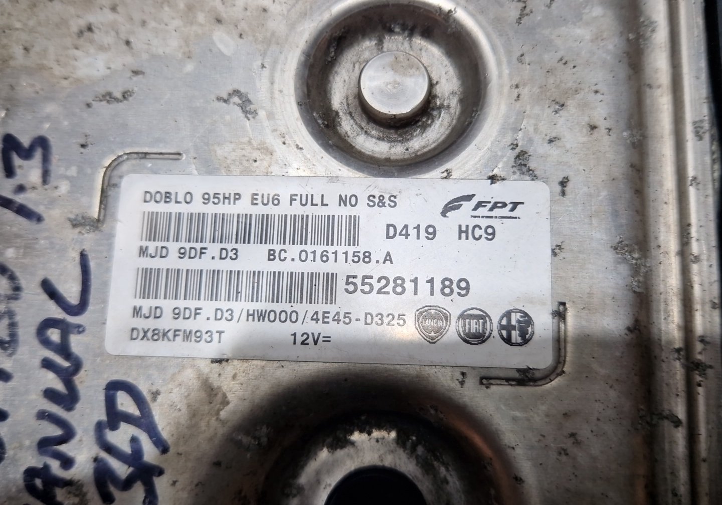 Fiat Doblo MK2 FL (263-1) Cargo Van Engine ECU