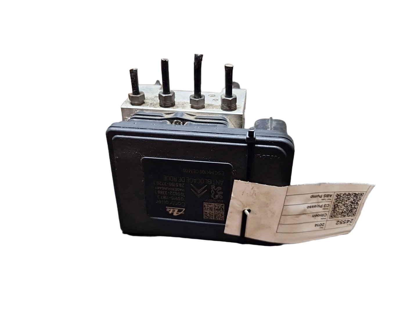 Citroen C3 Picasso MK1 FL (MY10) Genuine 1.6L Petrol Genuine ABS Pump Control Module