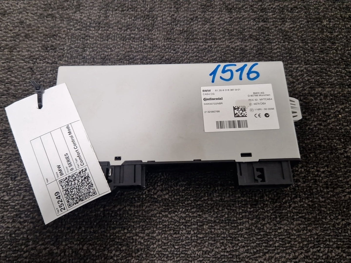 BMW 5 Series F10 Genuine Key Reader Comfort Control Module 9318367
