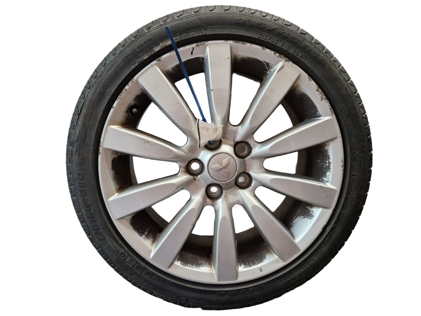 2009 Mitsubishi Lancer MK5 (CX8A) 18" Alloy Wheel with Tyre 215/45/18 ~4mm