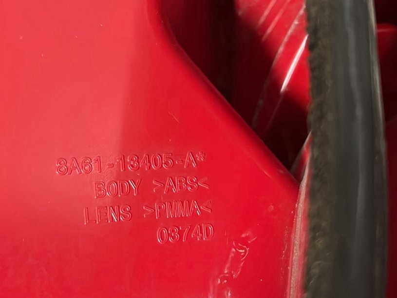 2011 Ford Fiesta MK7 Genuine Rear Left N/S Passenger Tail Light 8A61-13405-A