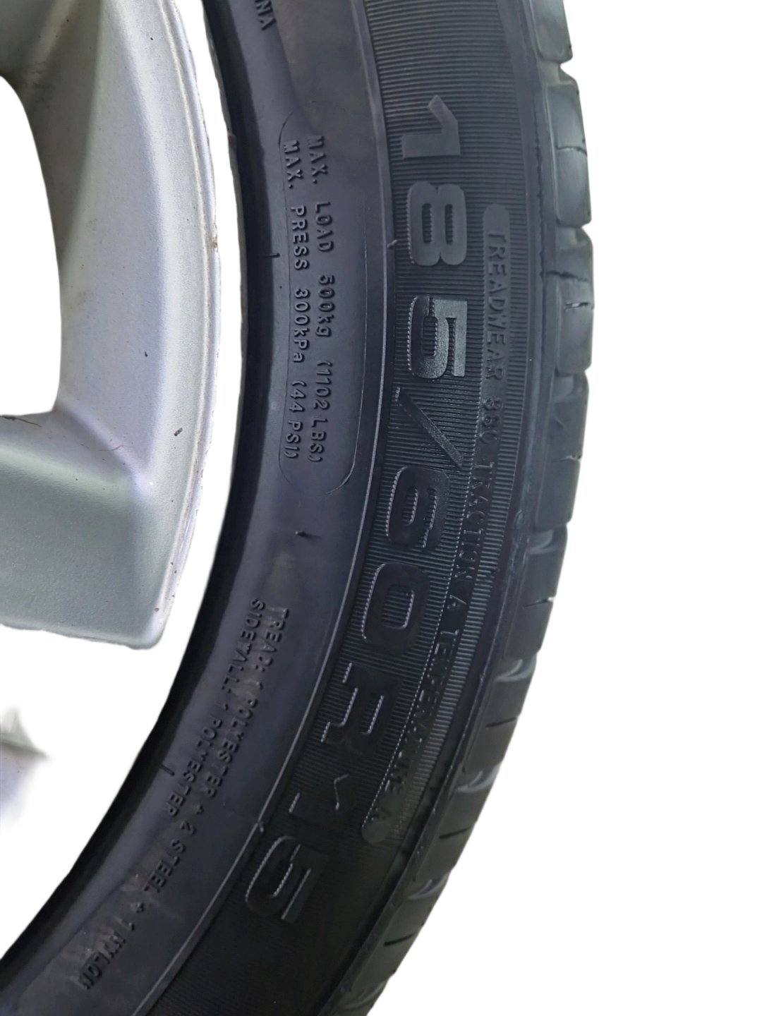 Volkswagen Polo MK5 (6R) 15" Alloy Wheel with Tyre 185/60/15 6mm
