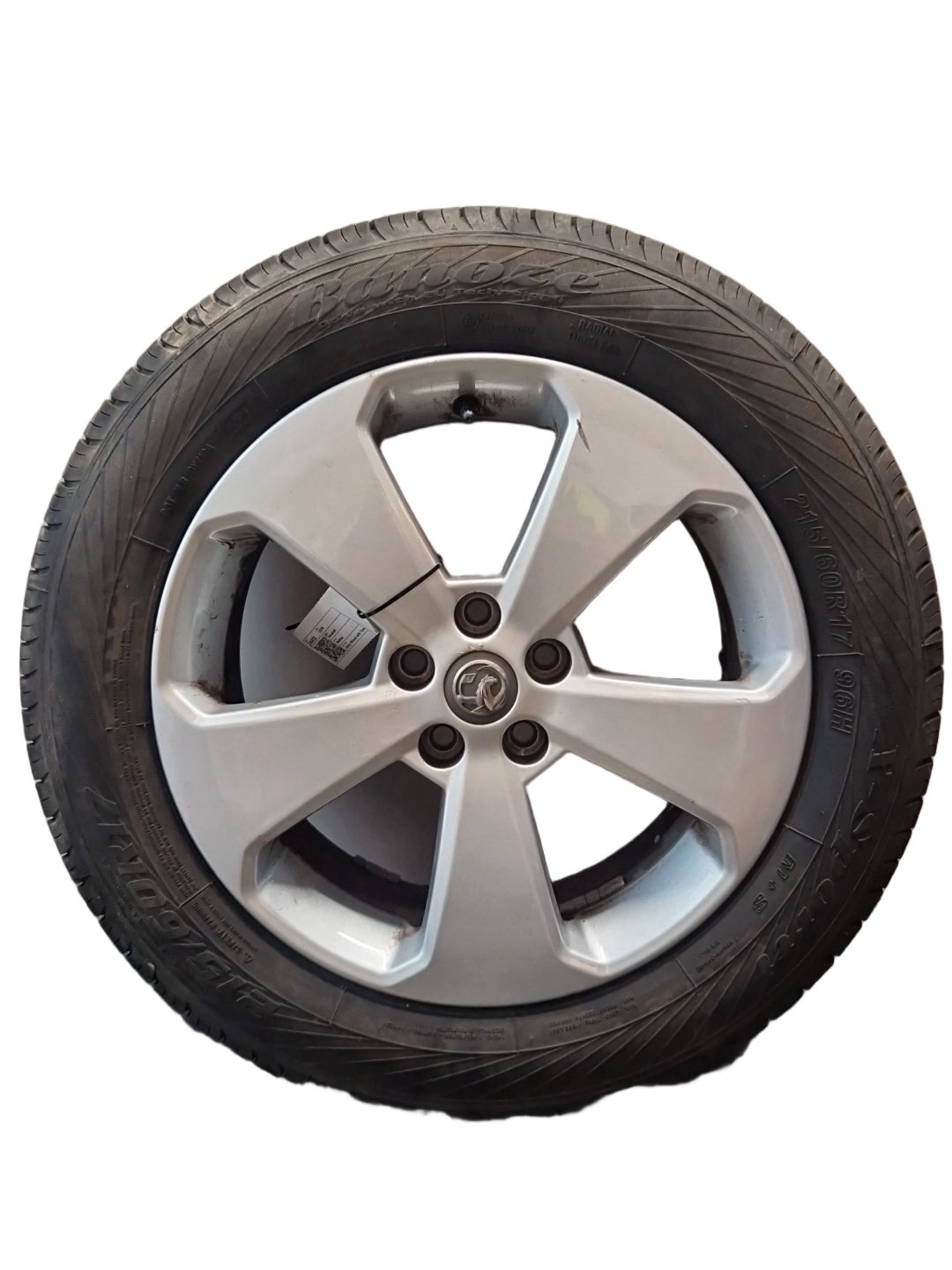 Vauxhall Mokka MK1 (G1U0) 17" Alloy Wheel with Tyre 215/60/17 ~7mm