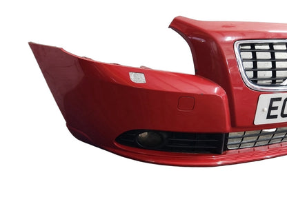 Volvo S40 MK2 (MS) Saloon Complete Front Bumper in Passion Red Solid 61200