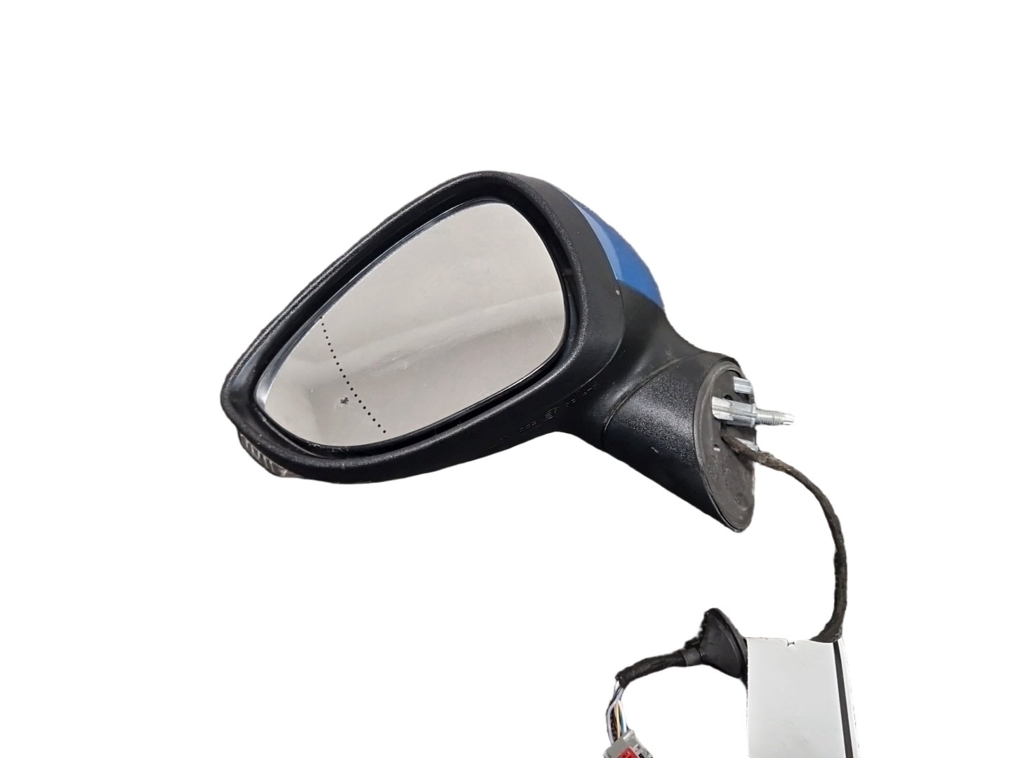 Ford Fiesta MK7 (B299) Hatchback Front Left Door Wing Mirror in Blue Vision