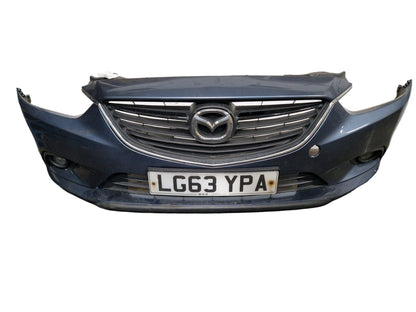 Mazda 6 MK3 (GJ) Saloon Genuine Complete Front Bumper in Blue