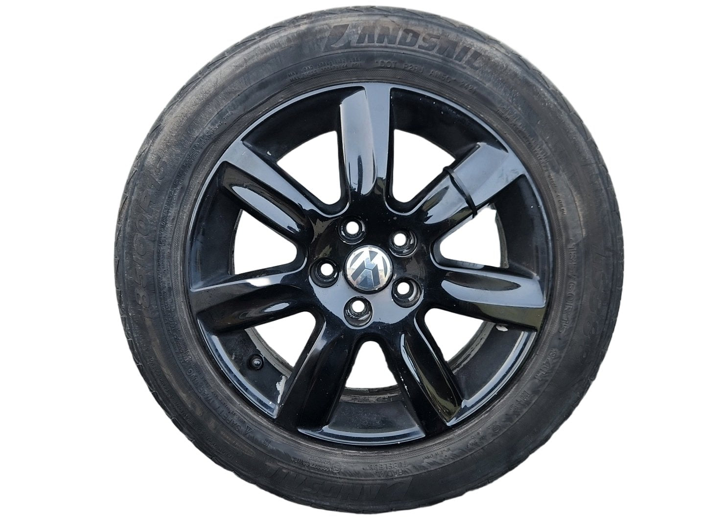 2011 Volkswagen Polo 6R MK5 15" Alloy Wheel with Tyre 185/60/15 ~4mm 6R0601025D